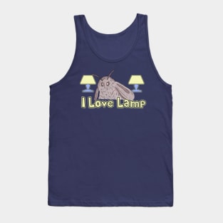 Moth Loves Lamp Meme Tank Top